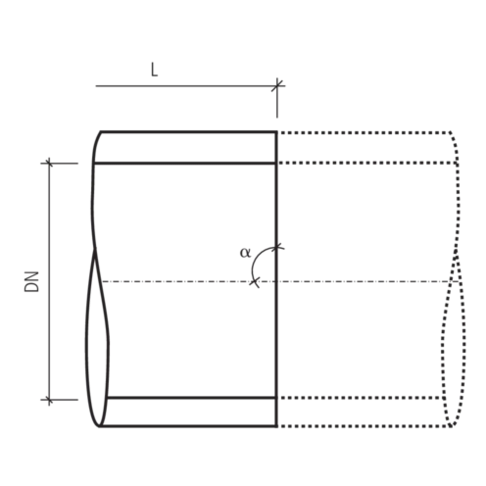 Bearbeitungszuschläge Rohrschnitt gerade