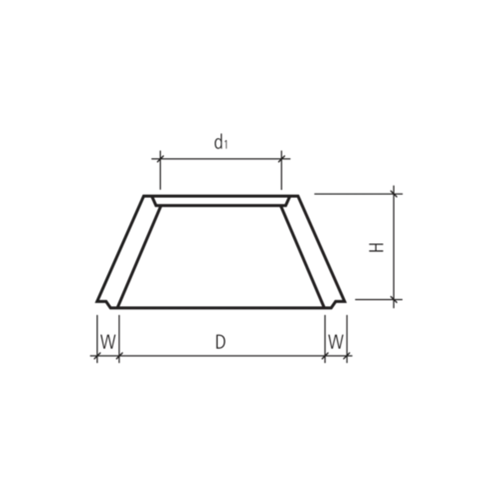 Konen zentrisch D bis 125 cm
