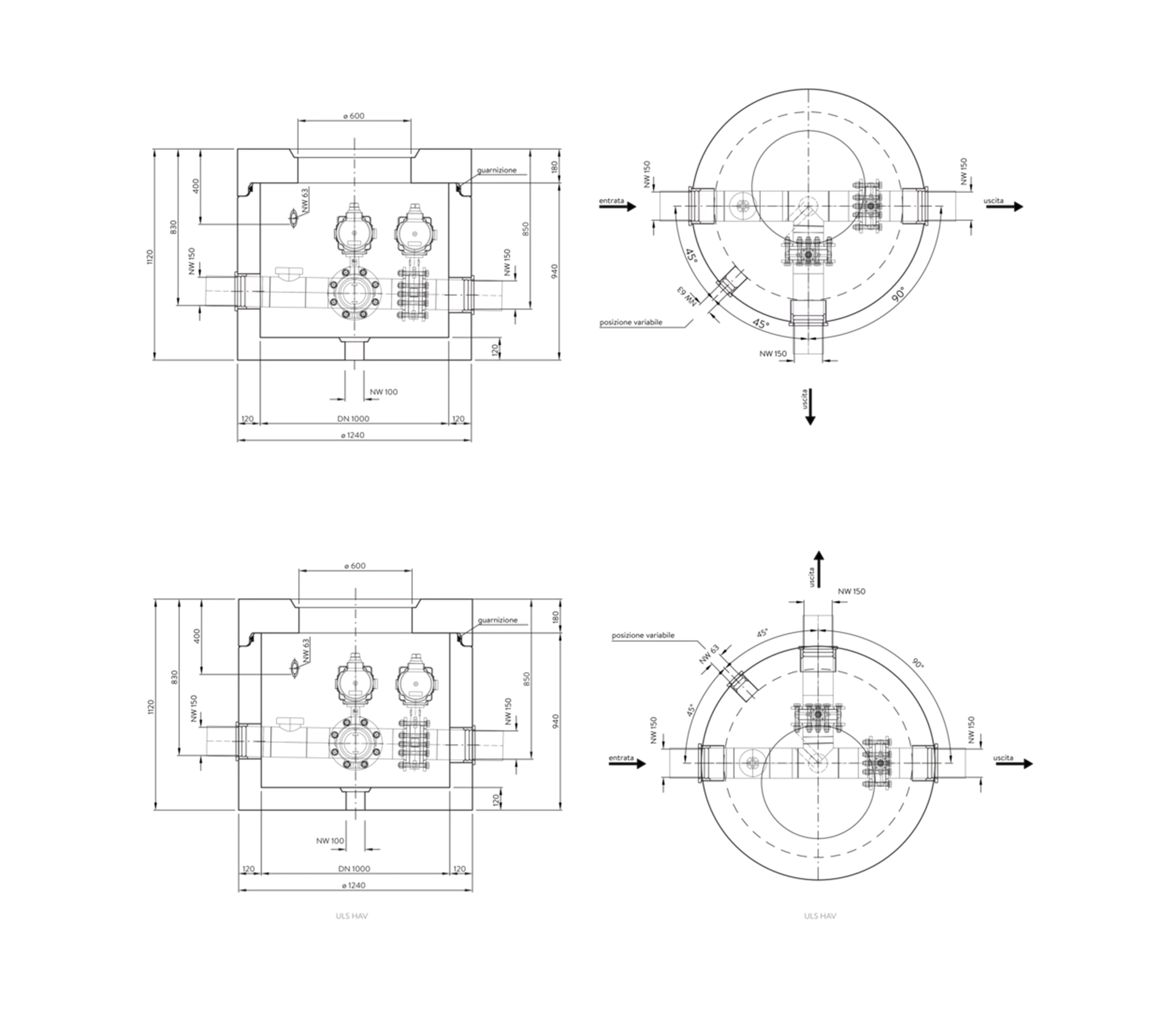 friwa<sup>®</sup>-fix Umlenkschächte ULS HAV