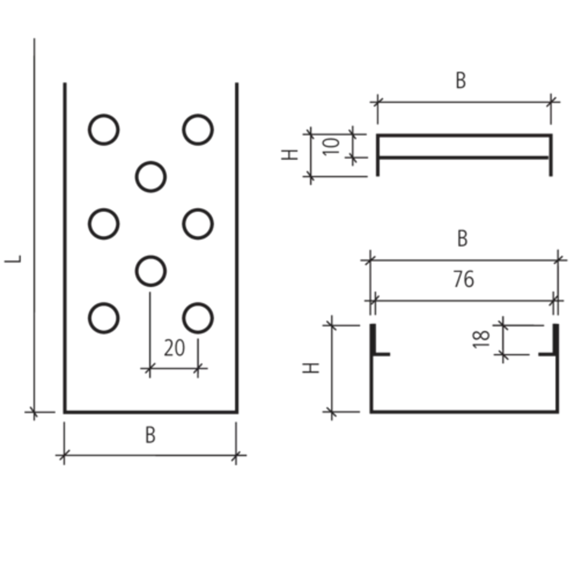Cunette TERRAZZA DN 125