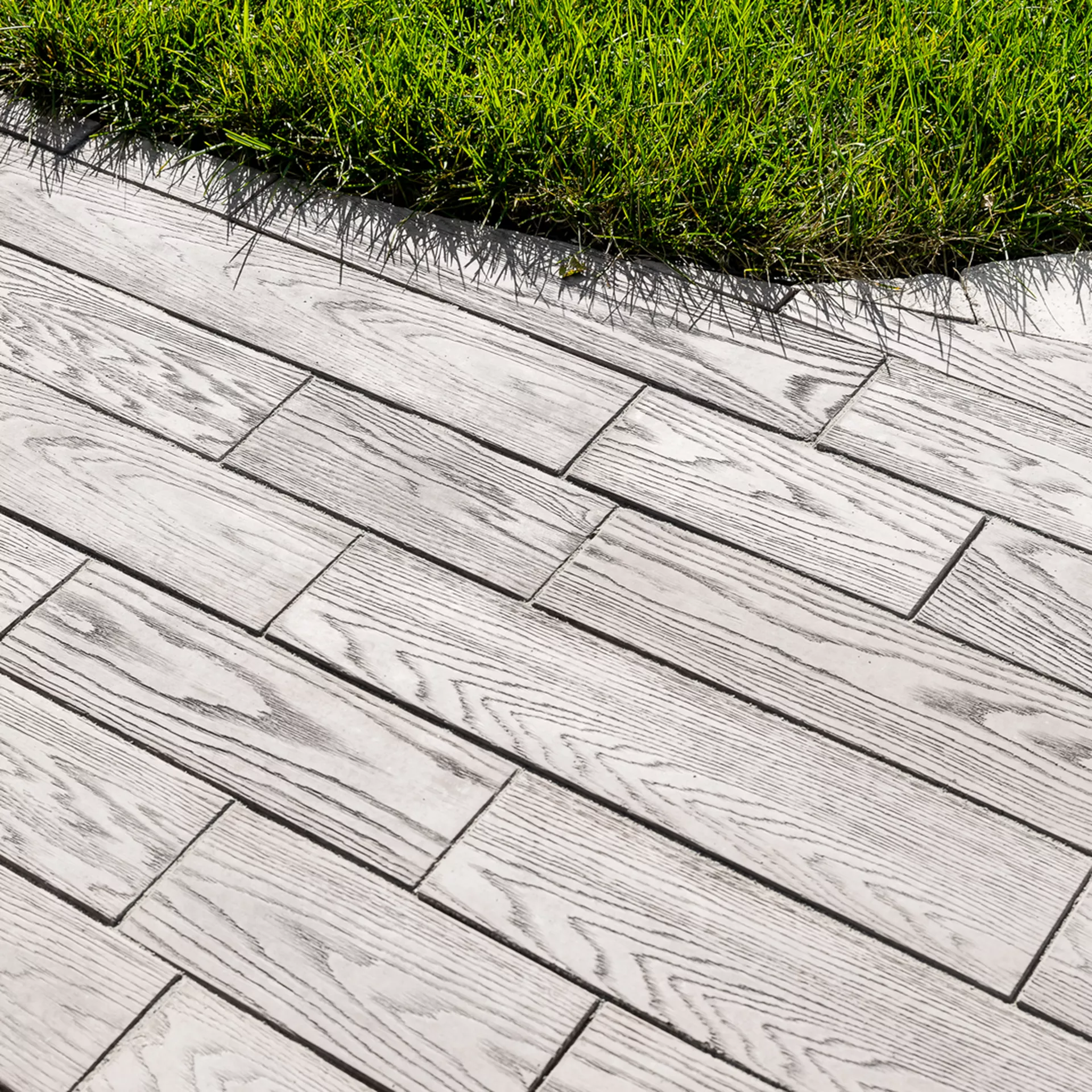 Dalles de jardin TERRA NOVA avec structure bois