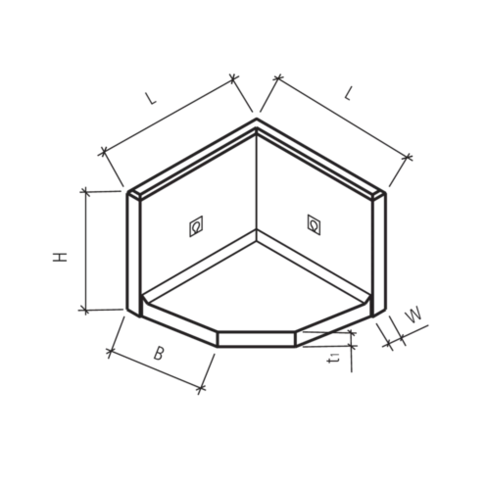 ROZTEC<sup>®</sup> MINI Winkelplatten Eckstücke gestrahlt
