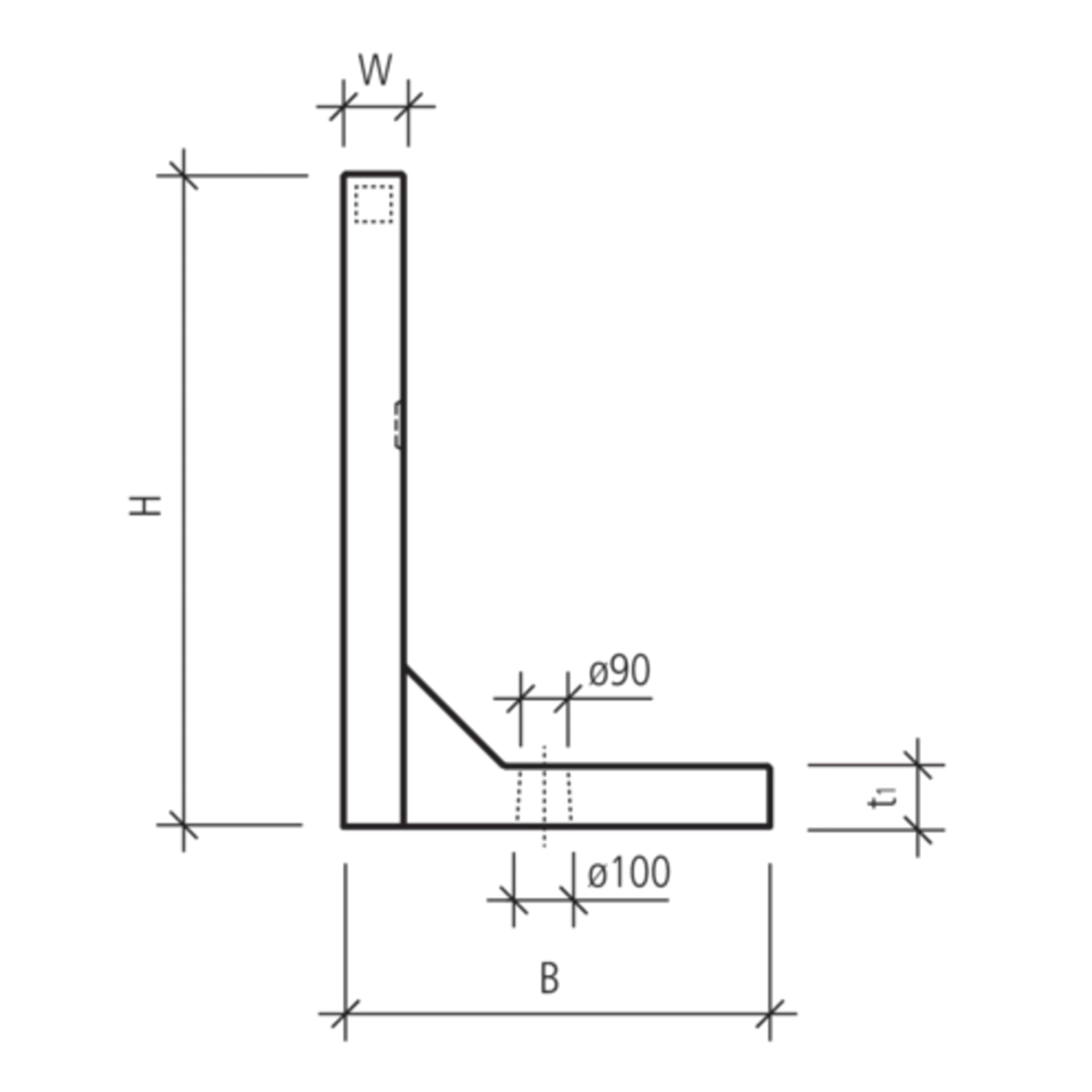 Perronwinkel Eckelemente