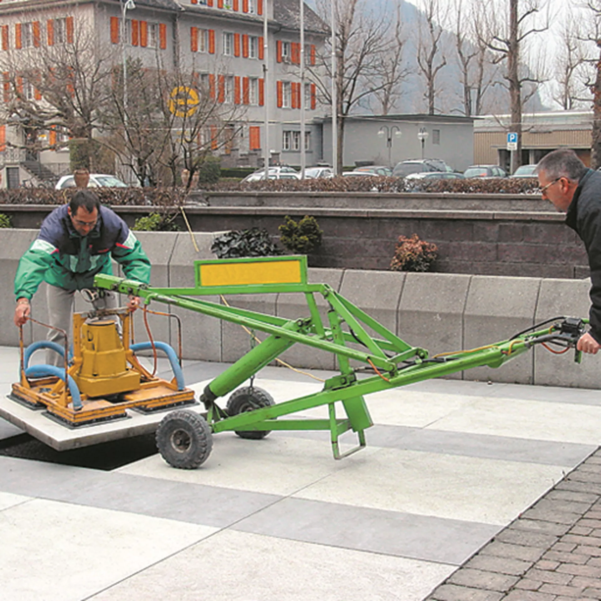 PRESTO machine de pose pour dalles