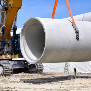 Röser Stahlbetonrohre DN 1300 mm bis 2000 mm bewehrt