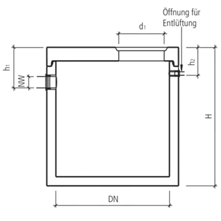 friwa<sup>®</sup>-sep Rückhaltebehälter AS Typ 2