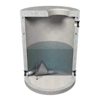 friwa®-rec Abflussregler-Wirbeldrossel für Schmut zwasser ARCYDX