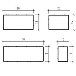 RAINA Sickersteine fino fein gefast