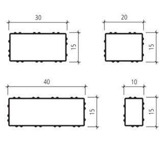 RAINA DRAIN Ökosteine fein gefast