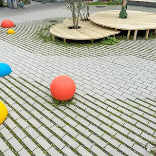 CLIMA STONE gazon légèrement chanfreiné