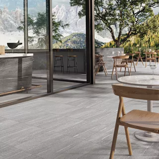 Dalles de jardin en grès cérame GRANITO
