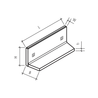 Eléments en équerre ROZTEC<sup>®</sup> MINI sablés