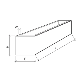 PARCO<sup>®</sup> Pflanzentröge glatt