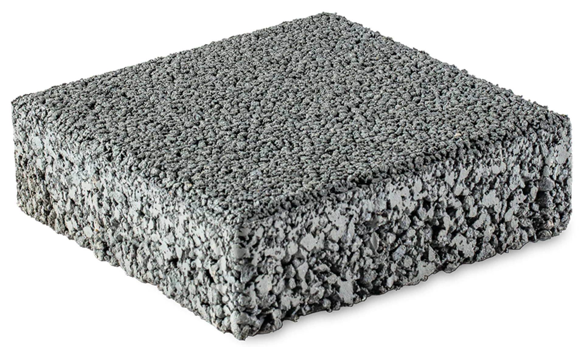 CLASSIC Sickerstein fino mit Nocken grau haufwerksporig gefast L 20 cm B 20 cm H 6 cm