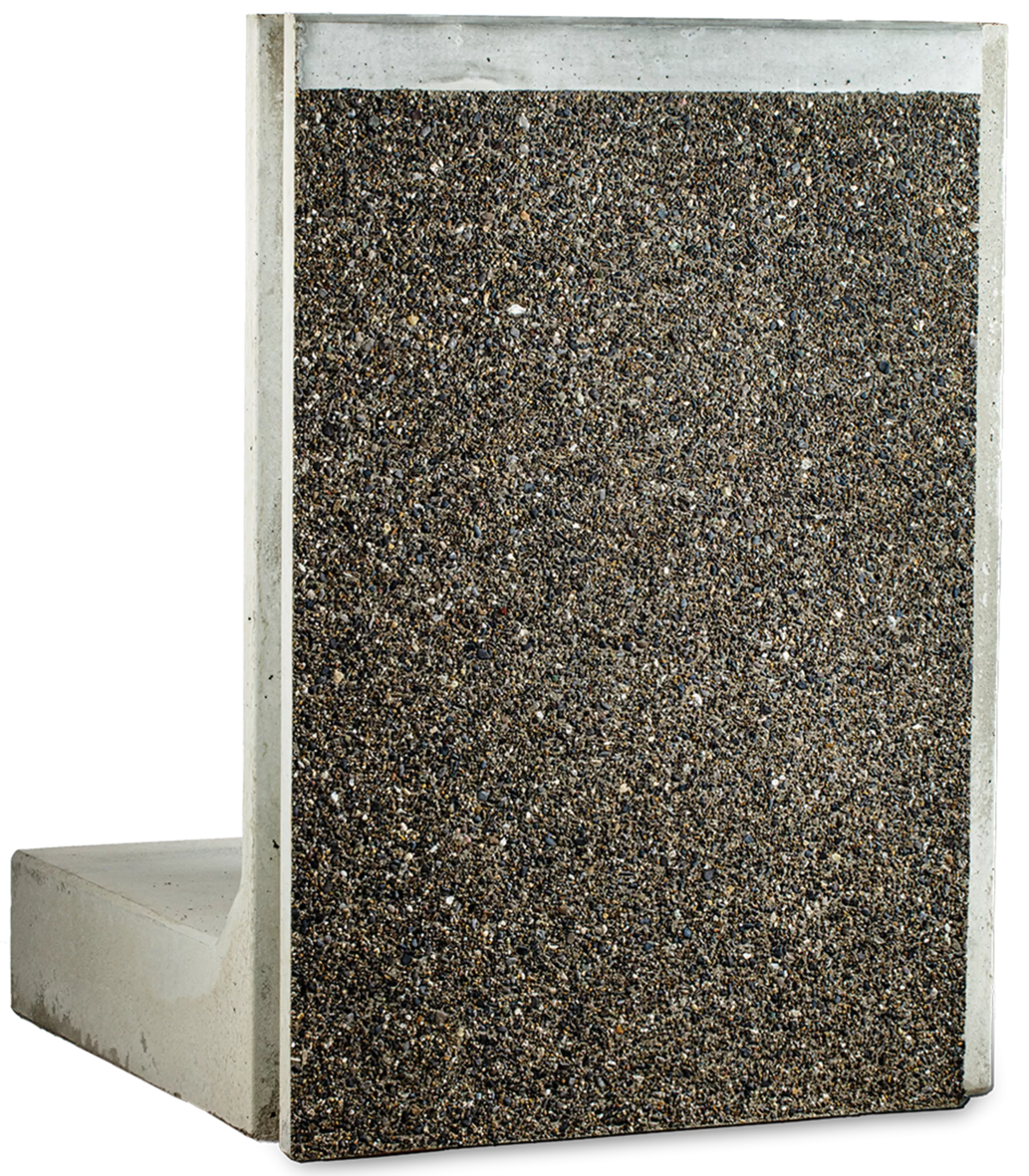 Bearbeitungszuschlag für Ausführung gewaschen mit Rundkorn 0-16 mm bis zu einer Sichtfläche von 1.5 m2 bei GRANDE Winkelplatten