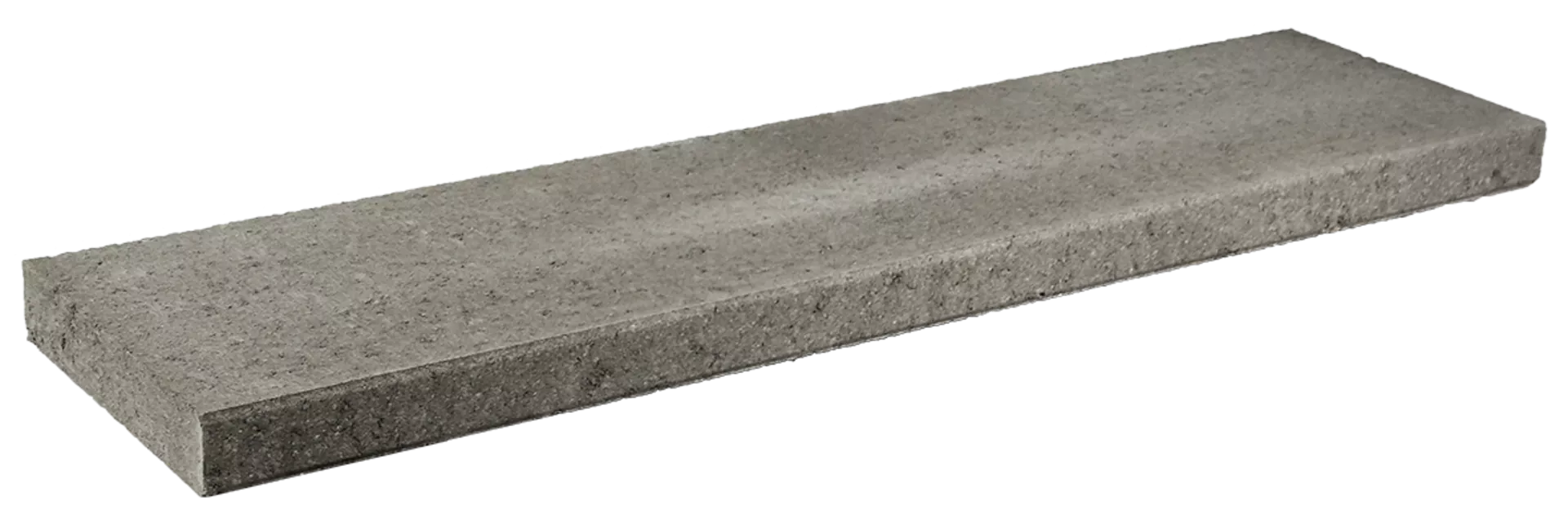 Stellplatte grau glatt beidseitig gefast L 100 cm B 5 cm H 30 cm