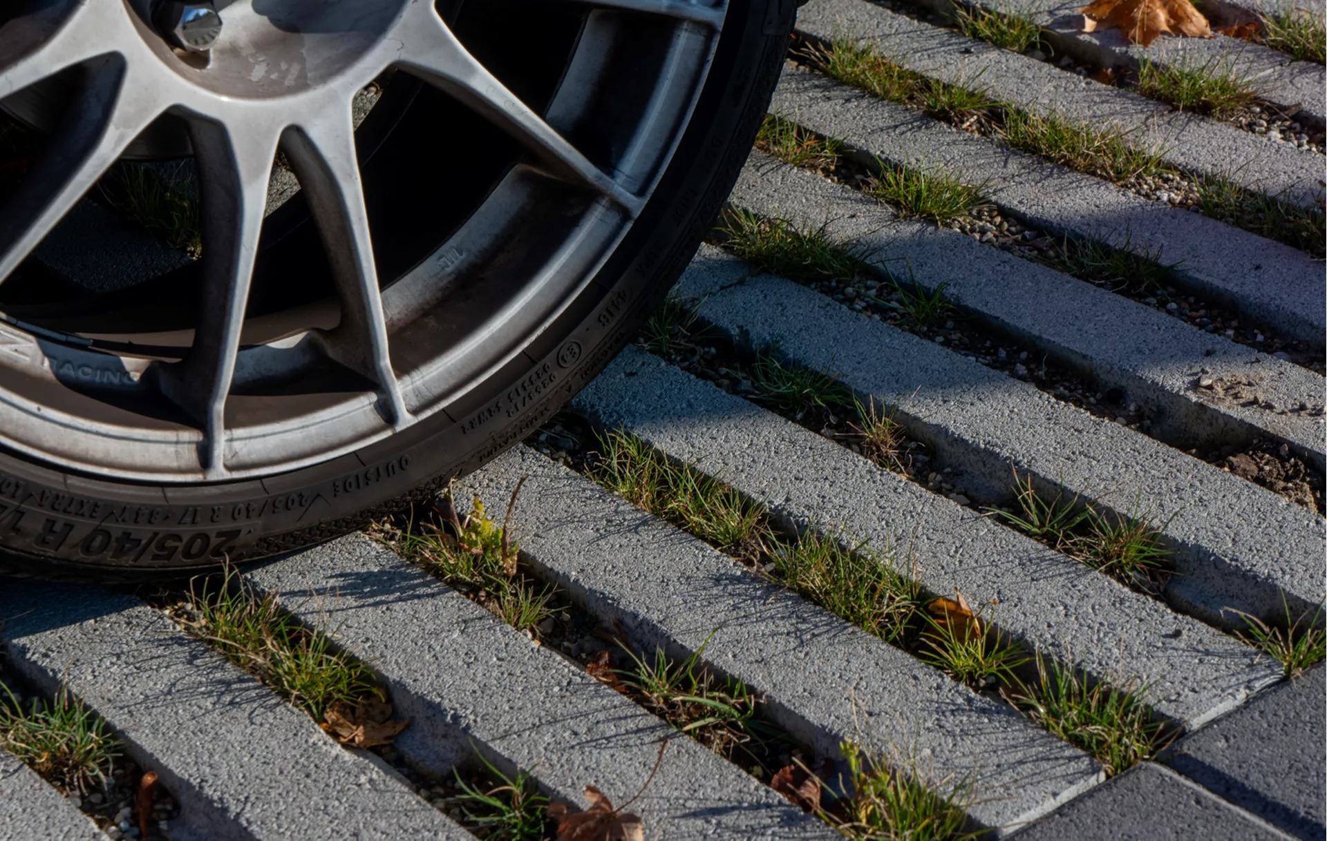 RAINA Rasenliner mit Verschiebesicherung grau glatt L 60 cm B 40 cm H 10 cm