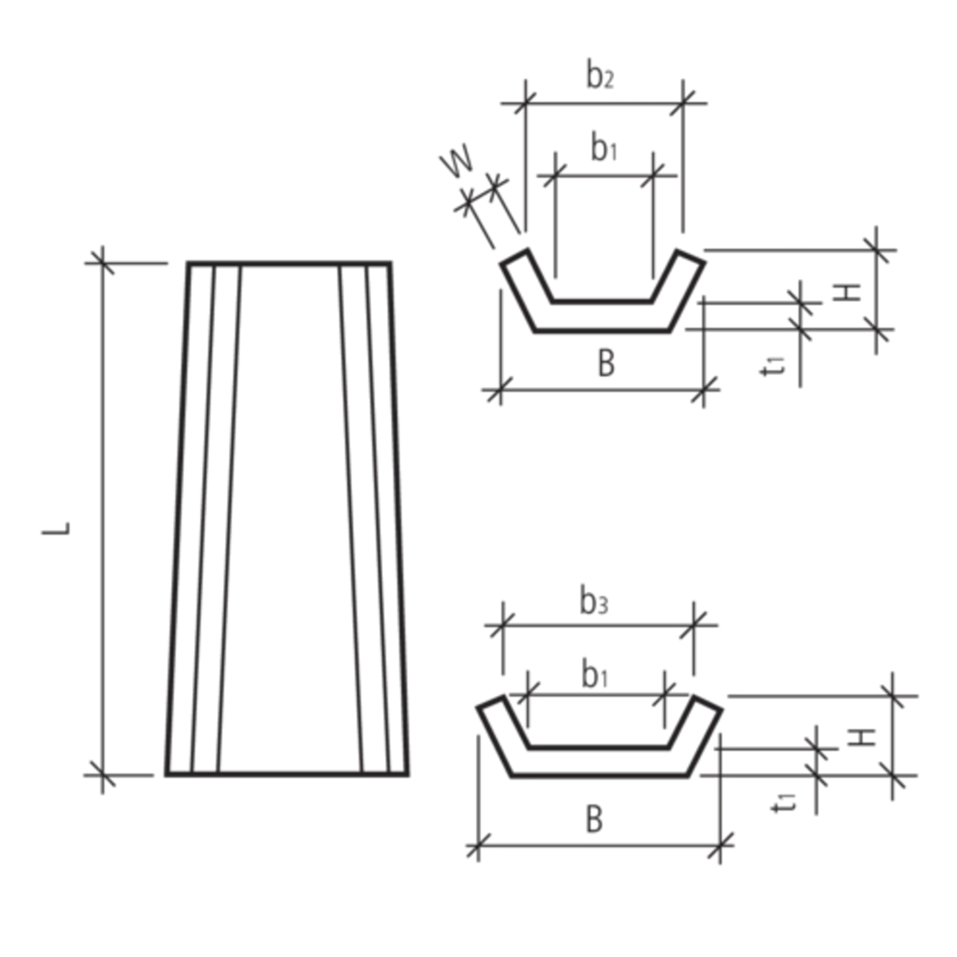 Wildbachschalen leicht bewehrt