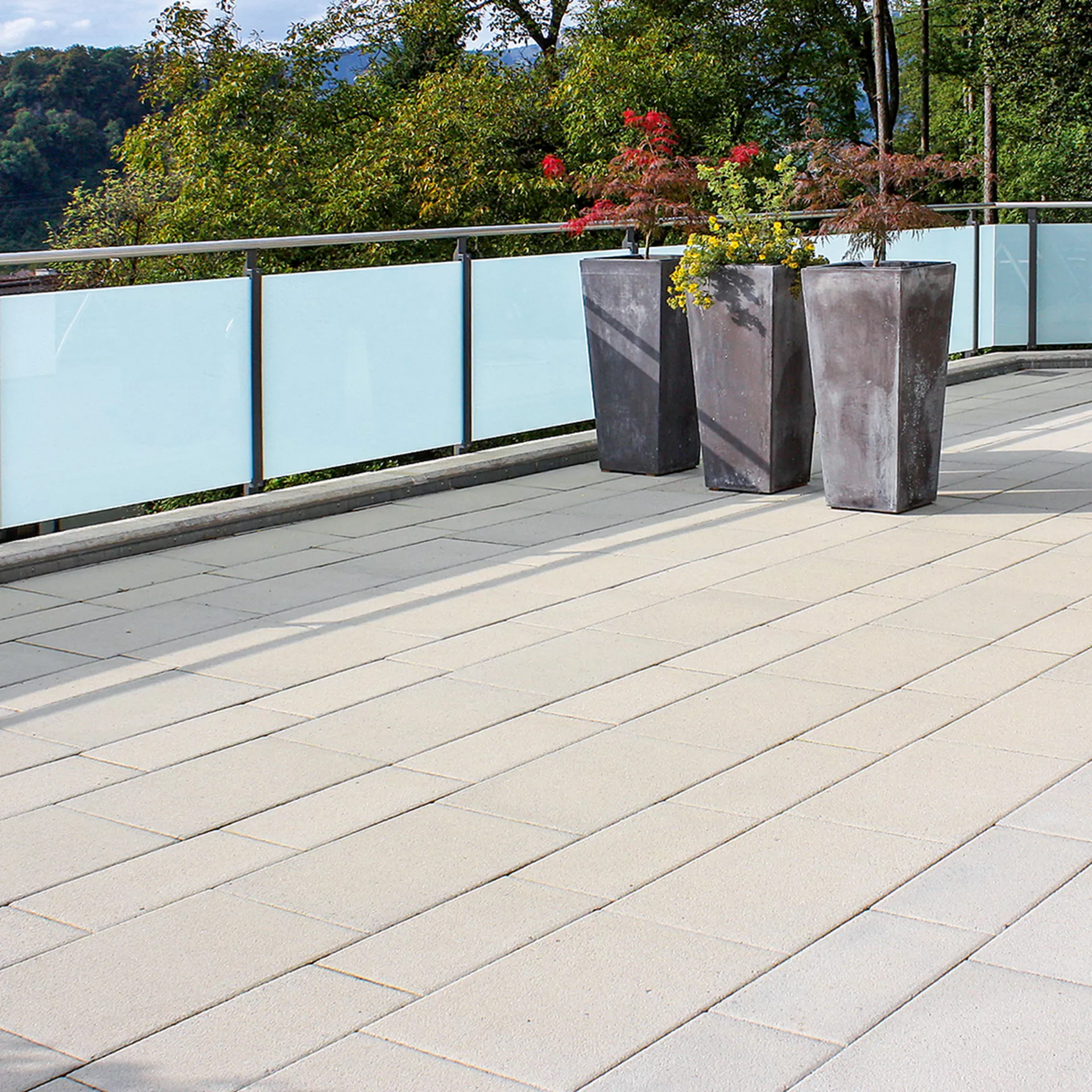 FINALGO VILLA Vakuum Gehwegplatten gefast