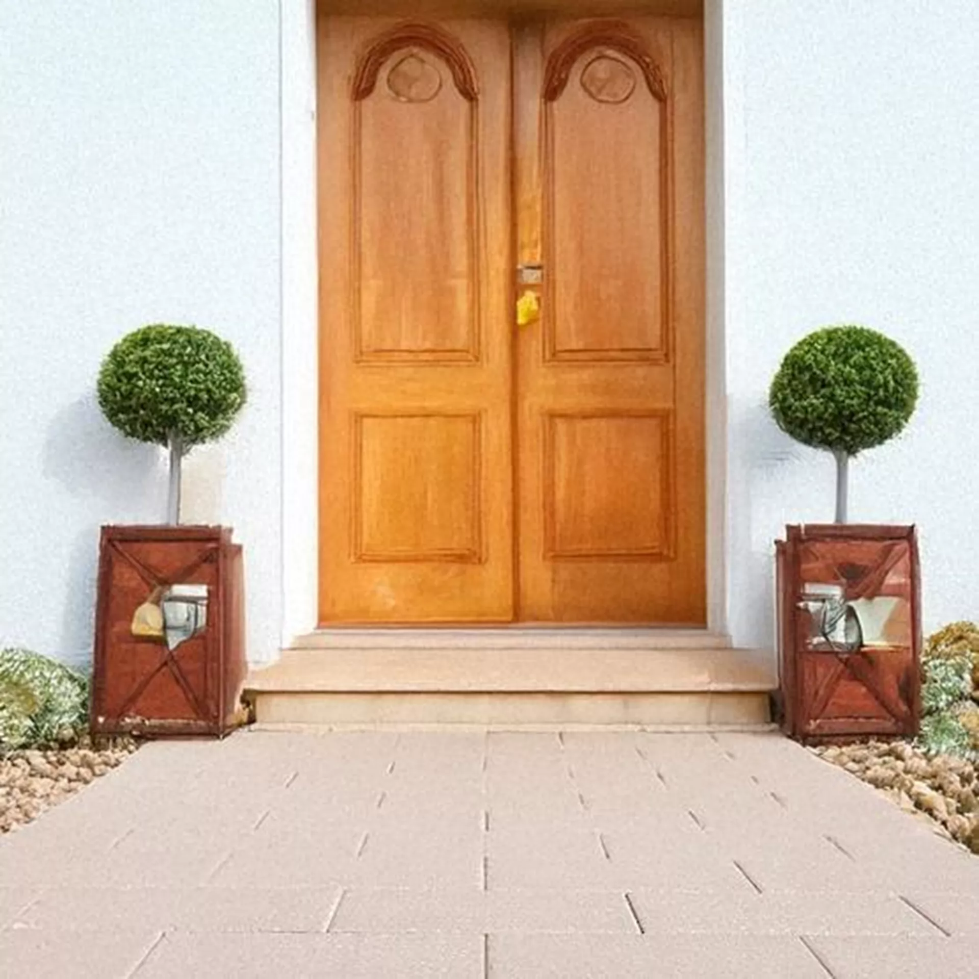 Dalles de jardin FINALGO VILLA vacuum chanfreinées