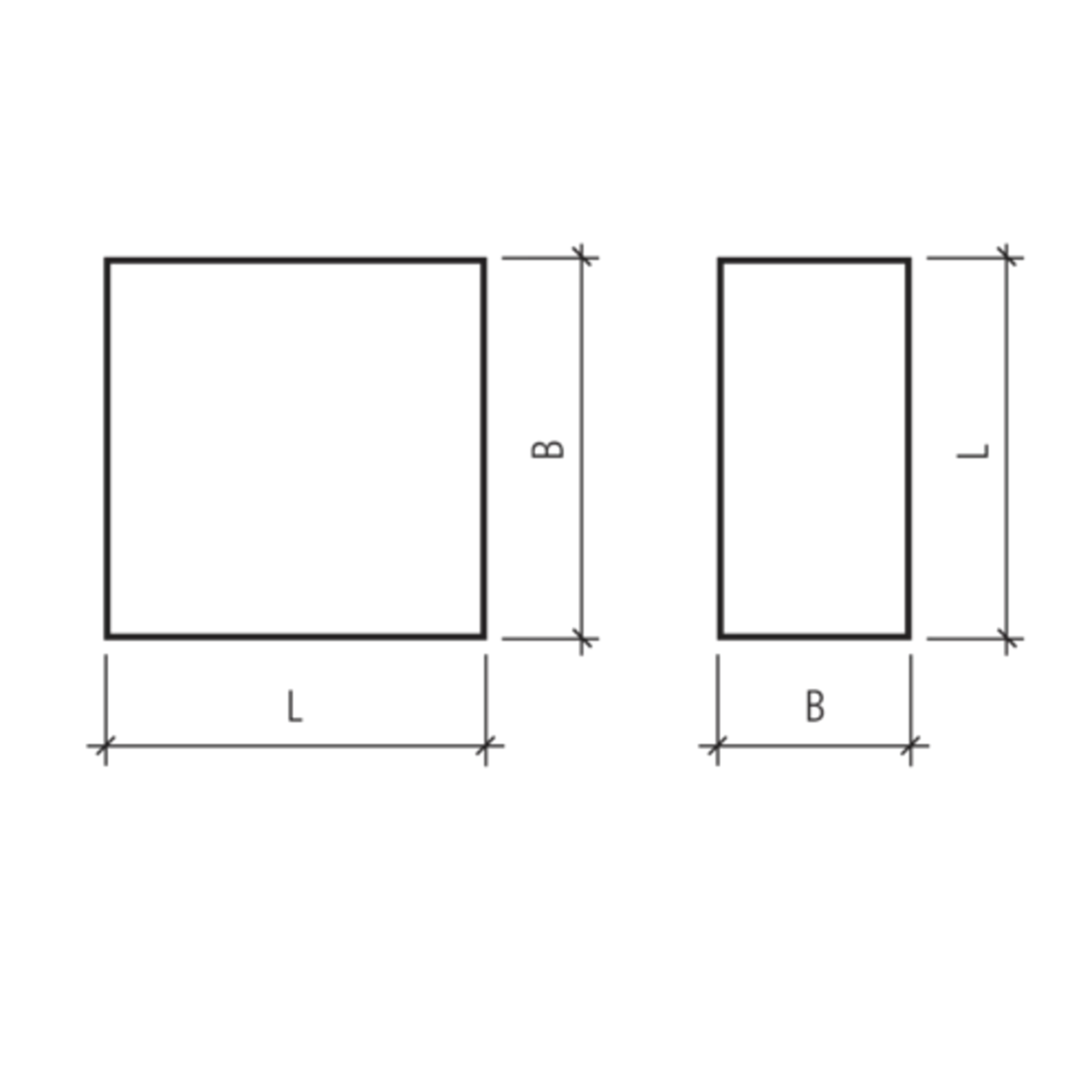 FINALGO Vakuum Platten vollkantig