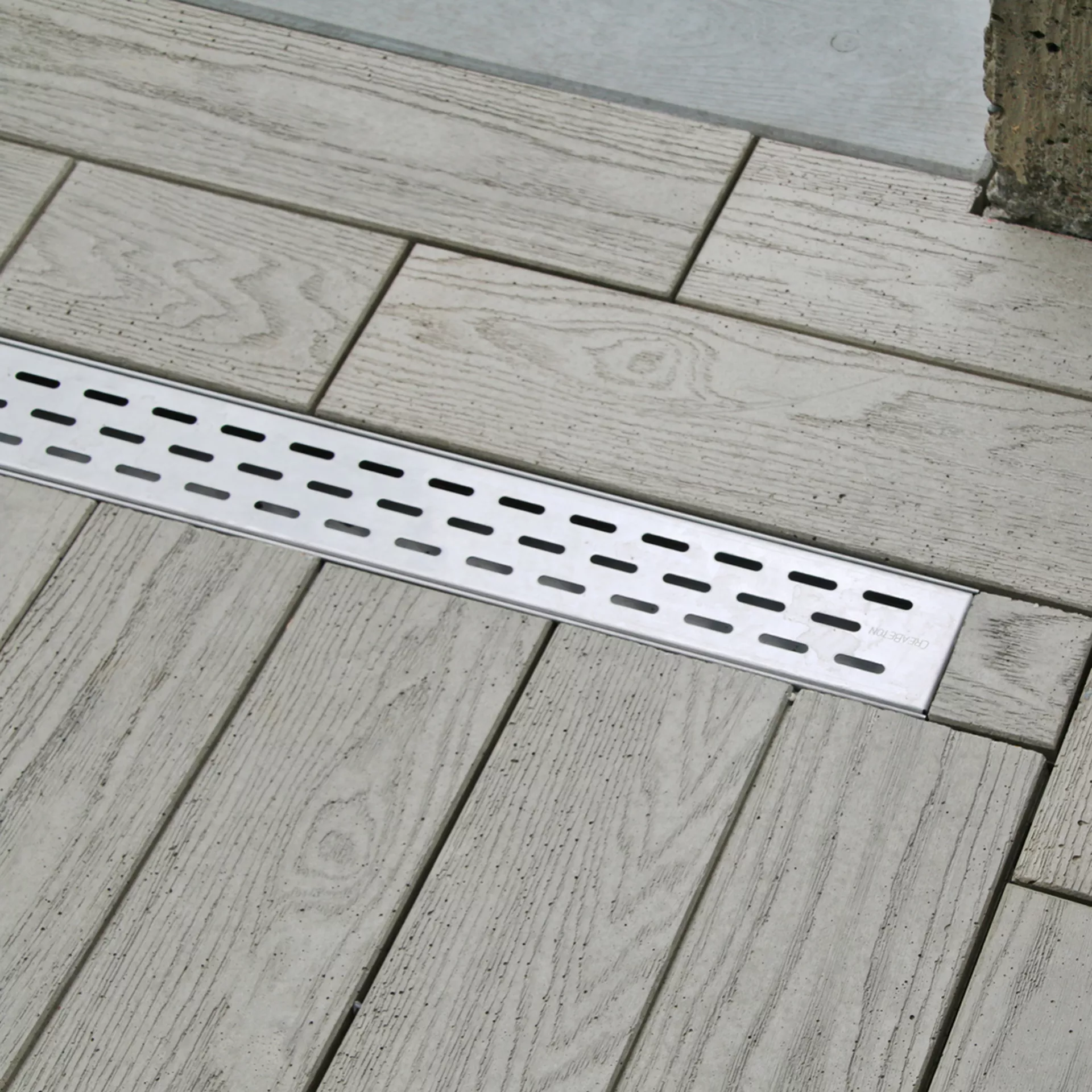 TERRA NOVA Gartenplatten mit Holzstruktur