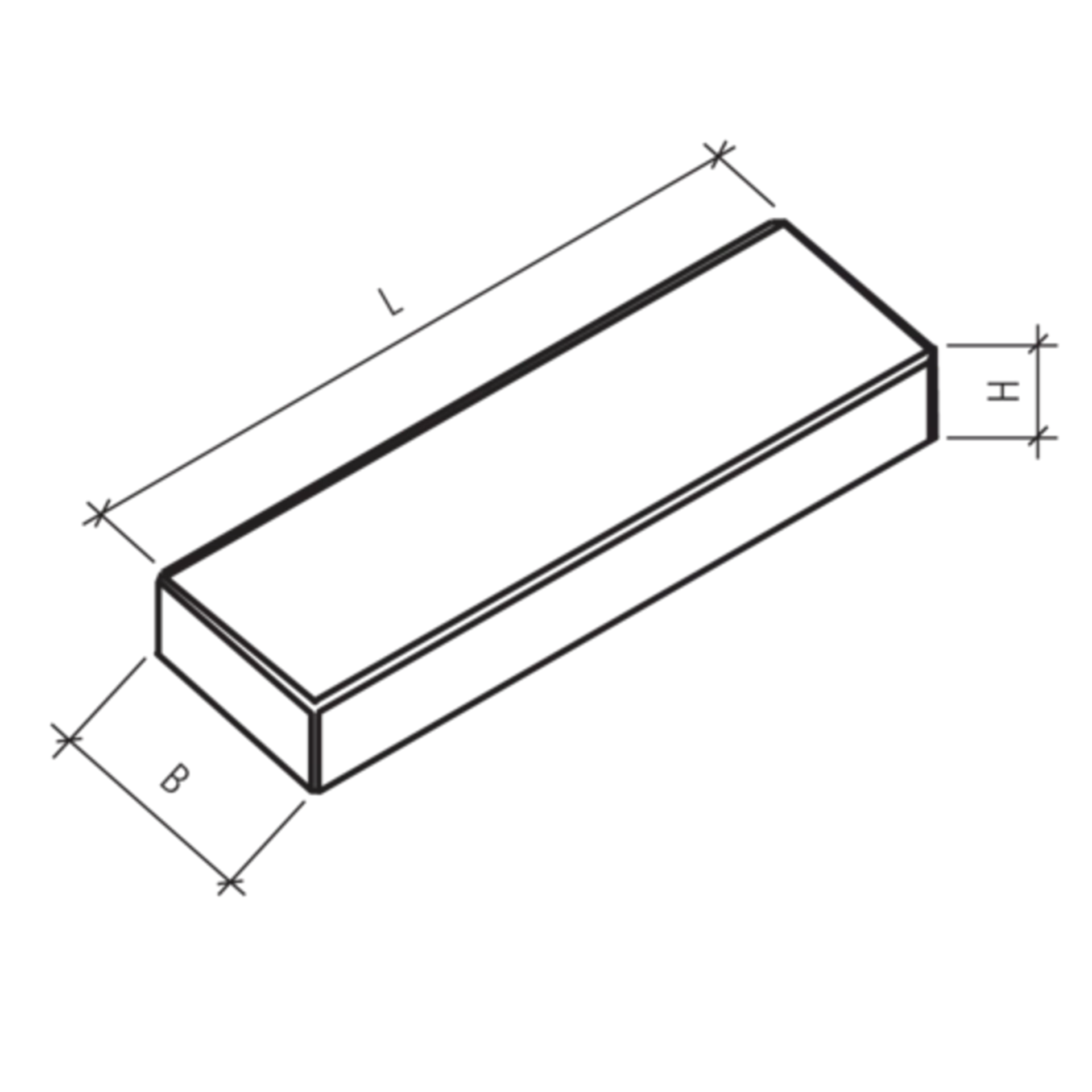 CLASSIC<sup>®</sup> Blockstufen gefast glatt