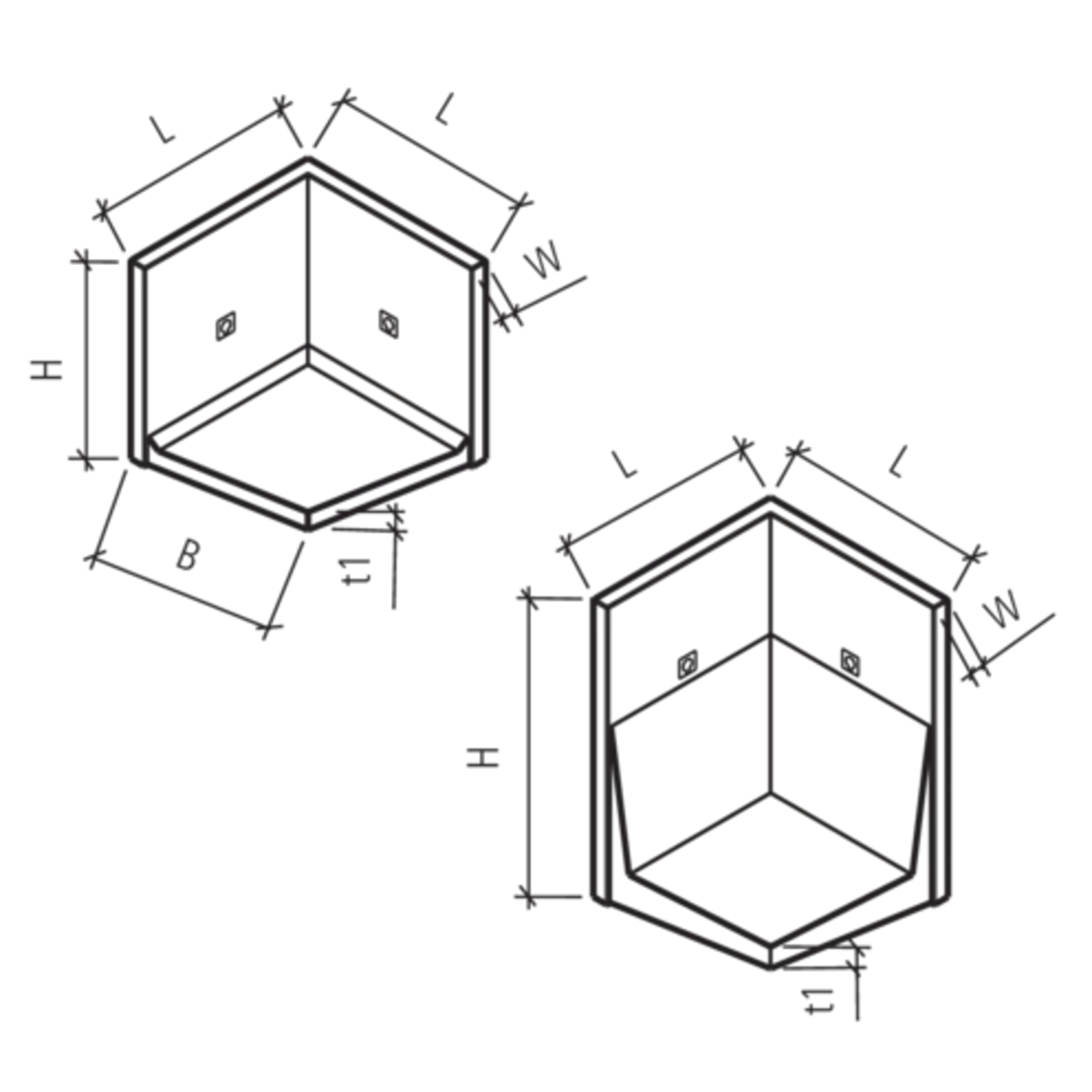 ROZTEC<sup>®</sup> MIDI Winkelplatten Eckelemente glatt