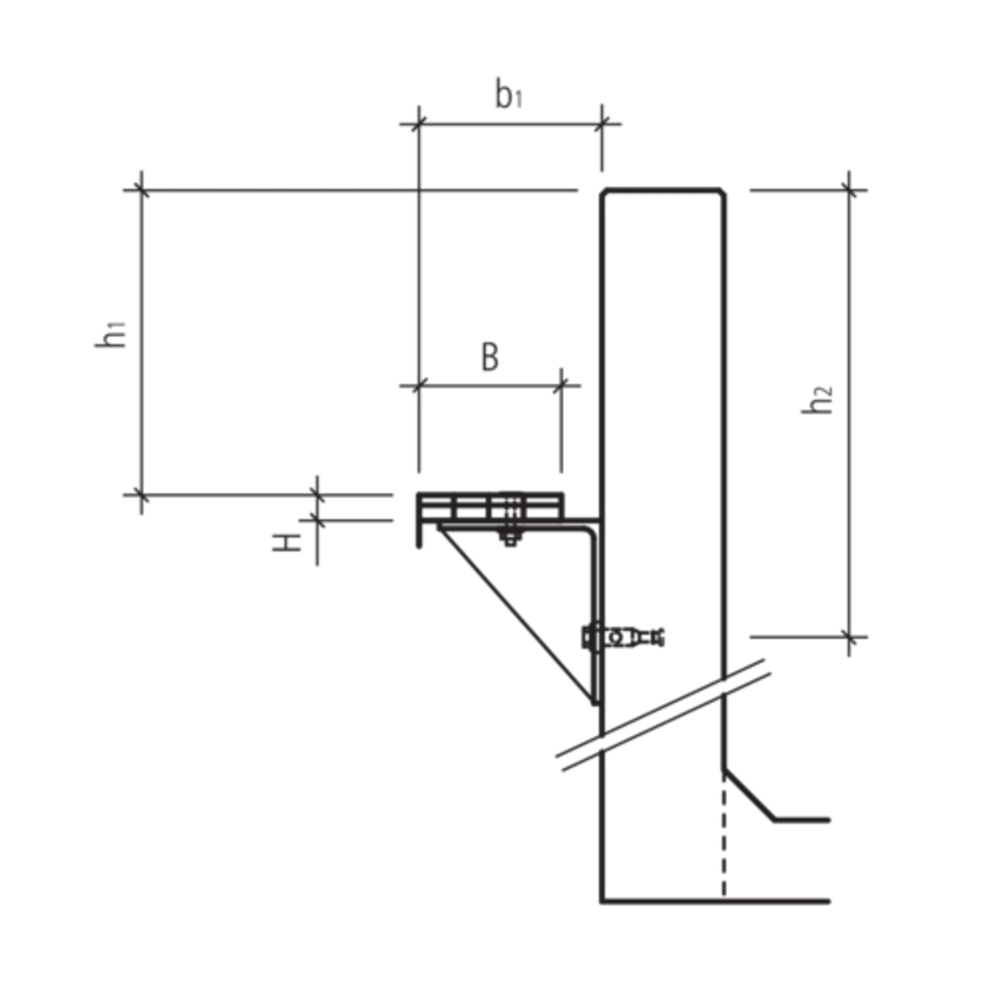 Perronwinkel Beton- und Gitterrostauftritte