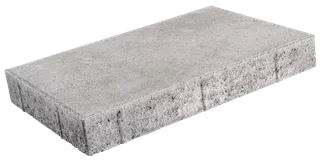 Schrittplatte zu Rasengittersteinen grau glatt gefast L 60 cm B 40 cm H 8 cm