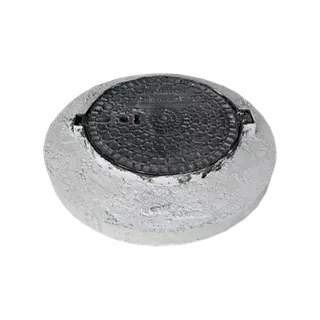 PAMREX Gussdeckel mit Betonrahmen