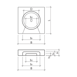 Schachtabdeckung mit Einlauf Kanton Waadt
