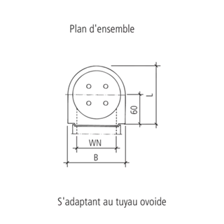 Notausstiegschachtunterteile