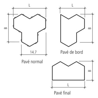 SIX SILENTA Verbundsteine vollkantig