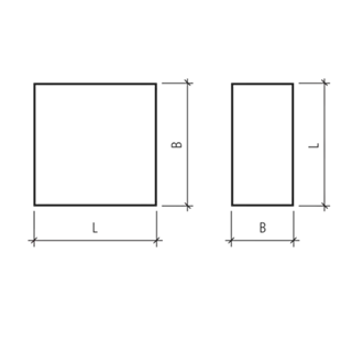 FINALGO Vakuum Platten vollkantig