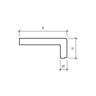 PARCO<sup>®</sup> Winkelstufen gefast abgerieben