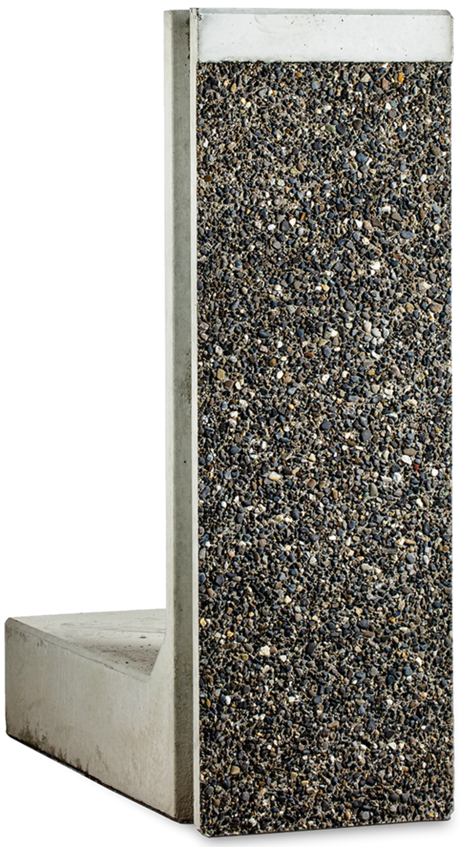 Bearbeitungszuschlag für Ausführung gewaschen mit Rundkorn 0-16 mm bis zu einer Sichtfläche von 1.5 m2 bei GRANDE Winkelplatten