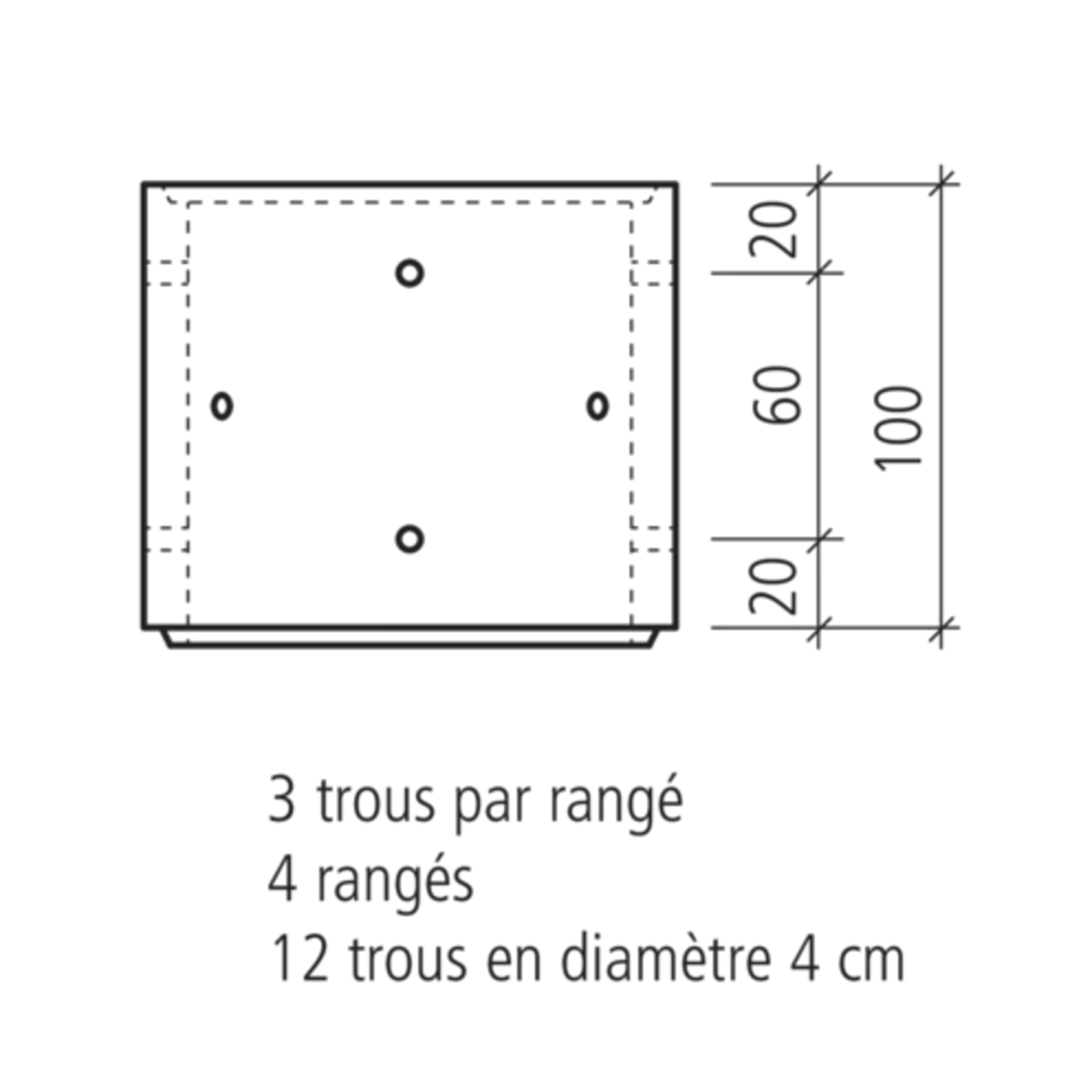 Puits perdu en béton, armé