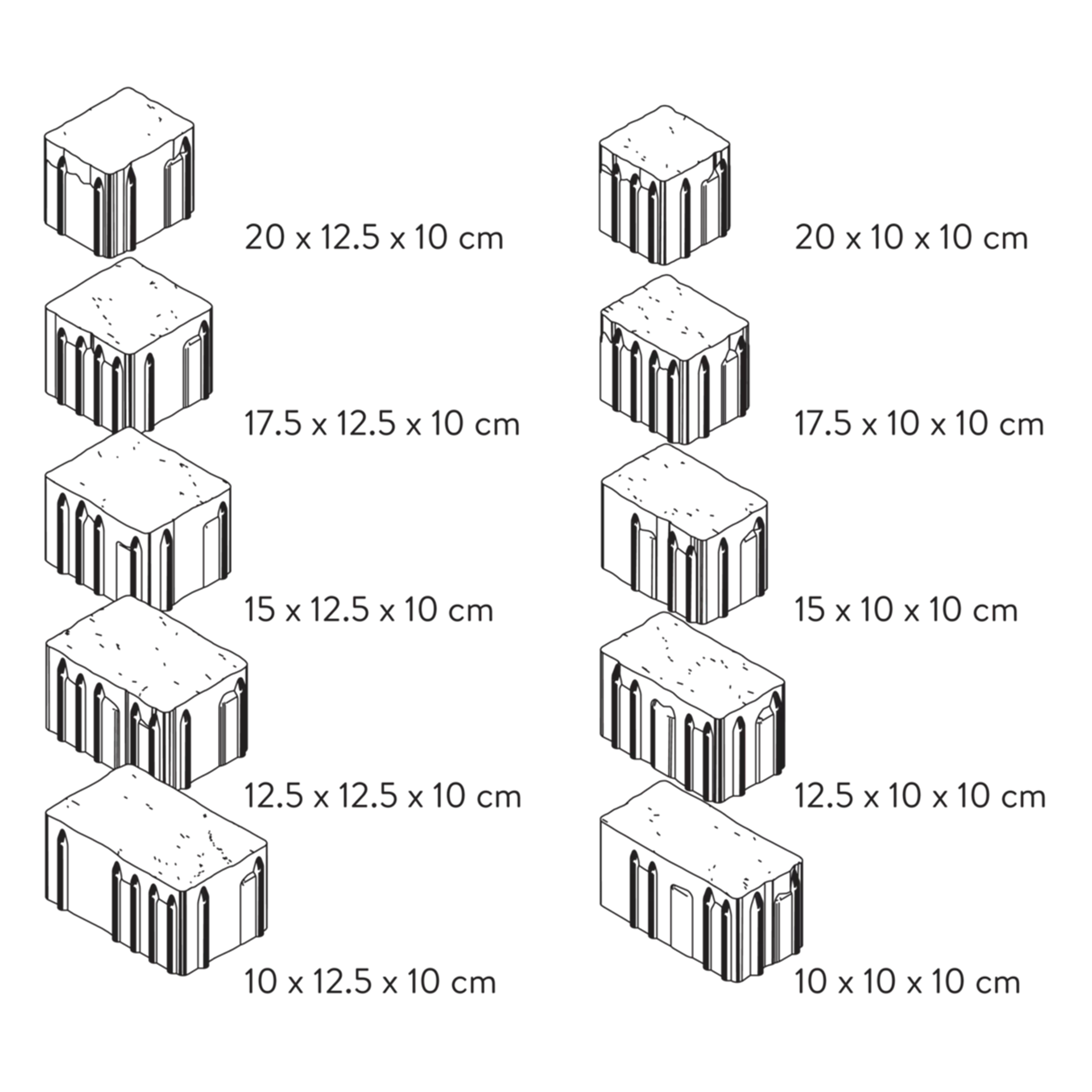 FRIEDA<sup>®</sup> FORTE Pflastersteine Kanten gebrochen