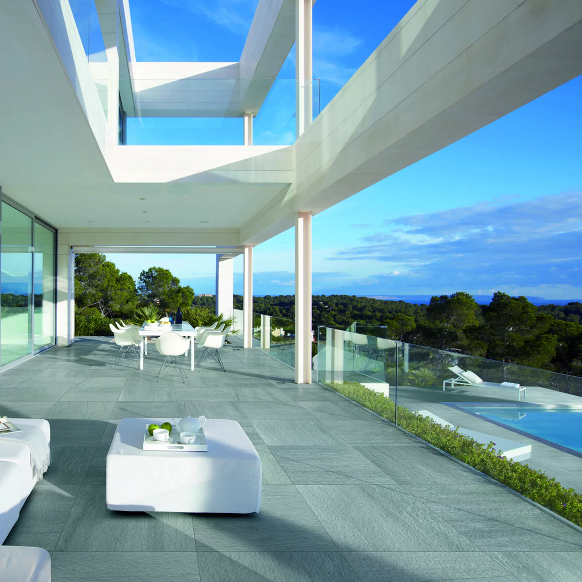 Feinsteinzeug Gehwegplatten PIETRA