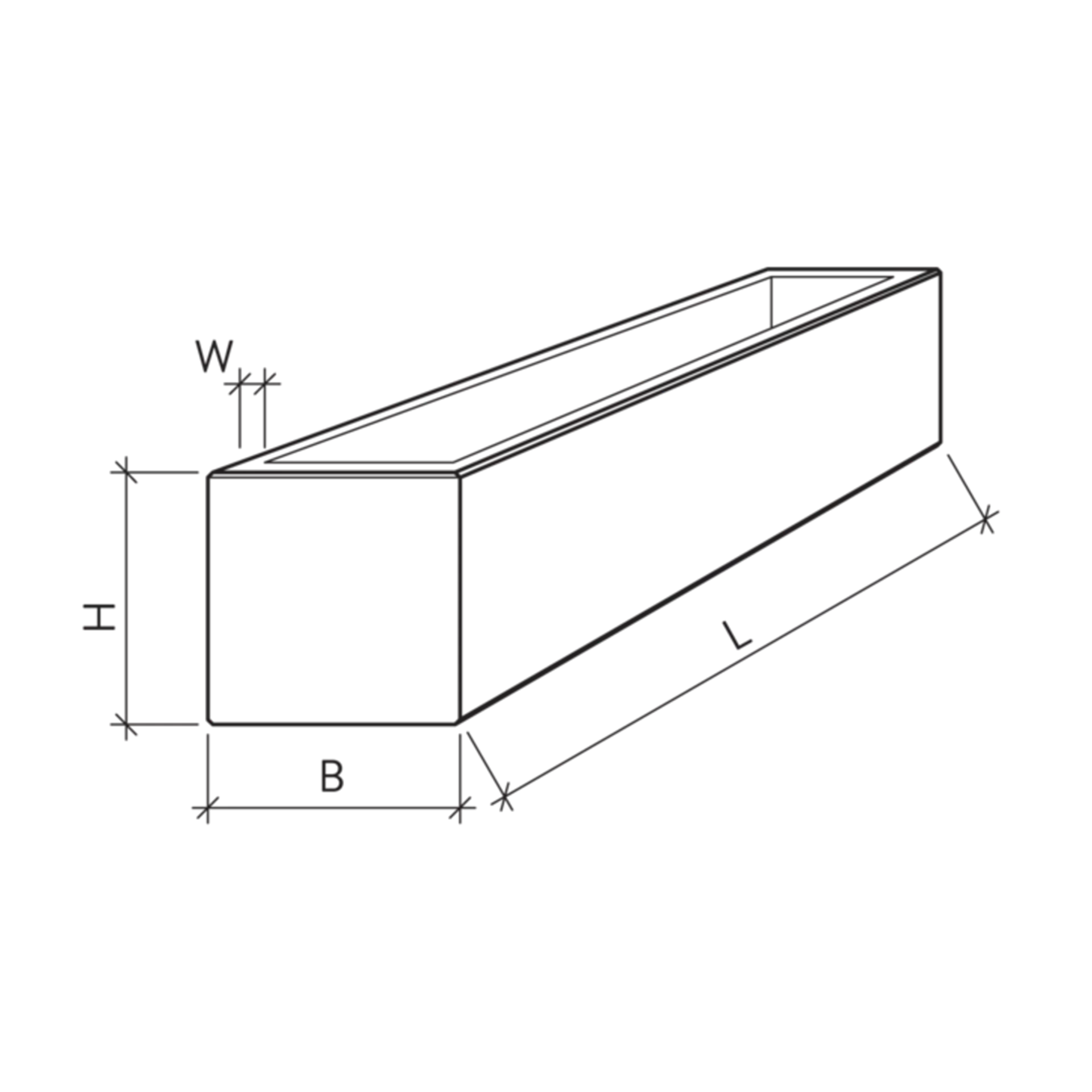 PARCO<sup>®</sup> Pflanzentröge glatt