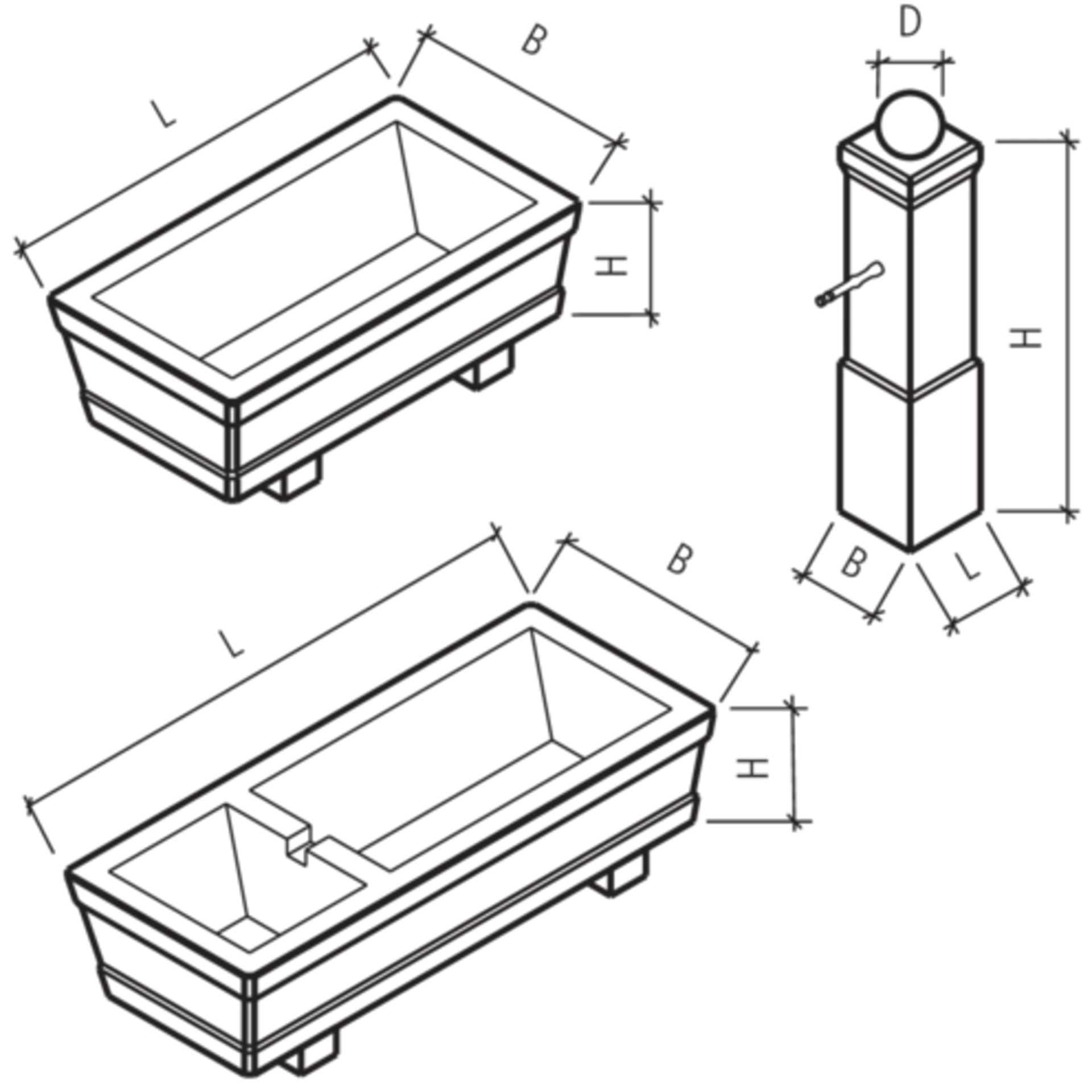 RUSTICO Brunnentröge