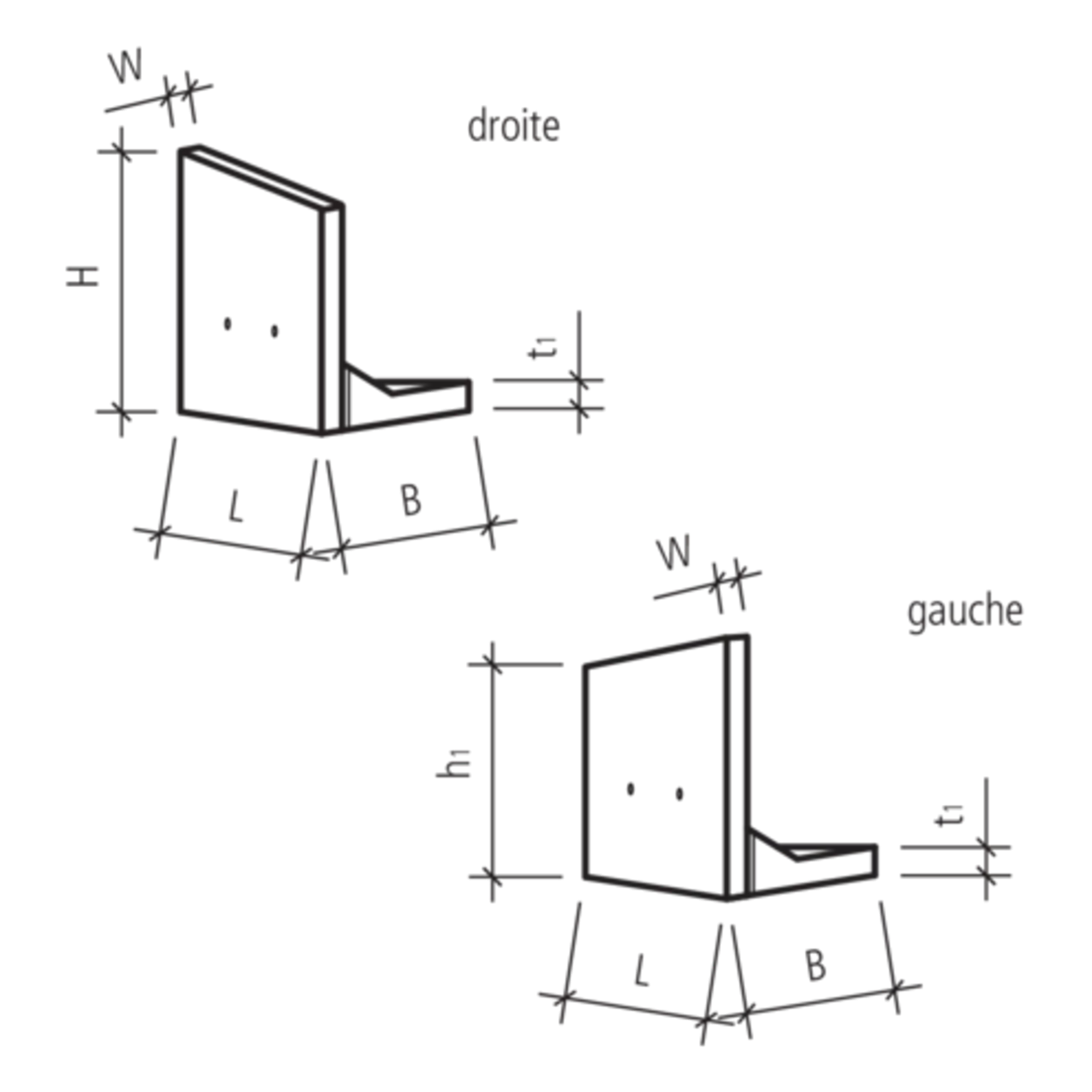 Perronwinkel Schrägstücke für Rampe
