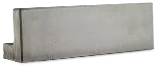 ROZTEC Winkelplatten Typ Midi bewehrt grau glatt gefast L 100 cm B 30 cm H 30 cm W 9 cm