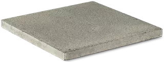 FINALGO Vakuum Gehwegplatte grau gestrahlt gefast L 50 cm B 50 cm H 4 cm
