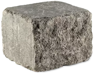 SANTURO Weinbergmauerstein 2-seitig gespalten grau Kanten gebrochen L 25-60 cm B 20 cm H 15 cm