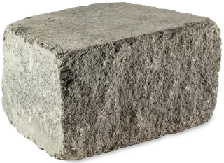 SANTURO Weinbergmauerstein 1-seitig gespalten grau Kanten gebrochen L 25-60 cm B 15 cm H 15 cm