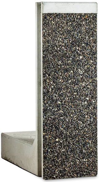 Bearbeitungszuschlag für Ausführung gewaschen mit Rundkorn 0-16 mm bis zu einer Sichtfläche von 1.5 m2 bei GRANDE Winkelplatten