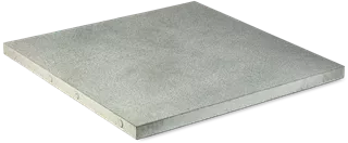 FORMAT Gehwegplatte mit Nocken grau abgerieben vollkantig mit Distanznocken 2 mm L 100 cm B 100 cm H 5 cm