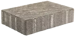 FRIEDA FORMATO Pflasterstein perlgrau strukturiert Kanten gebr. L 10, 20, 30 cm B 20 cm H 7 cm